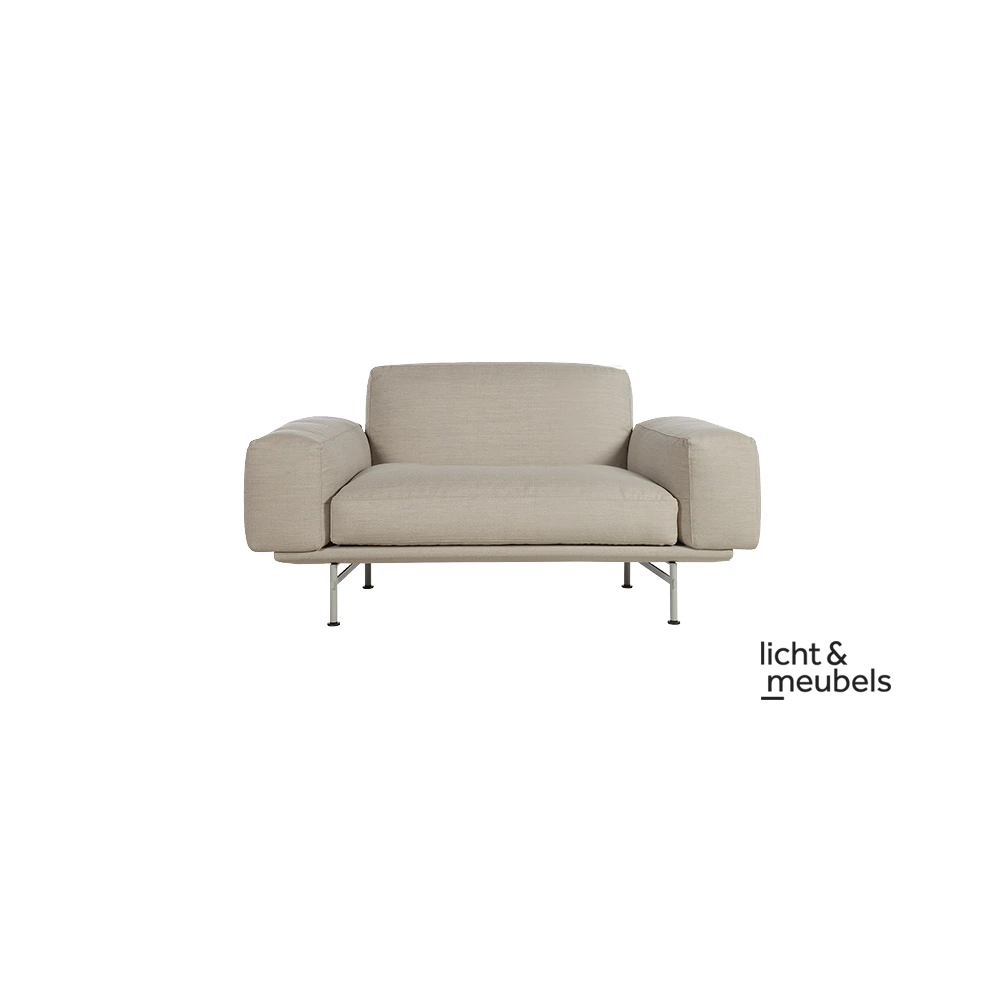 Gelderland bank 10010 PRIME Loveseat sofa beige stof banken lichtenmeubels amsterdam