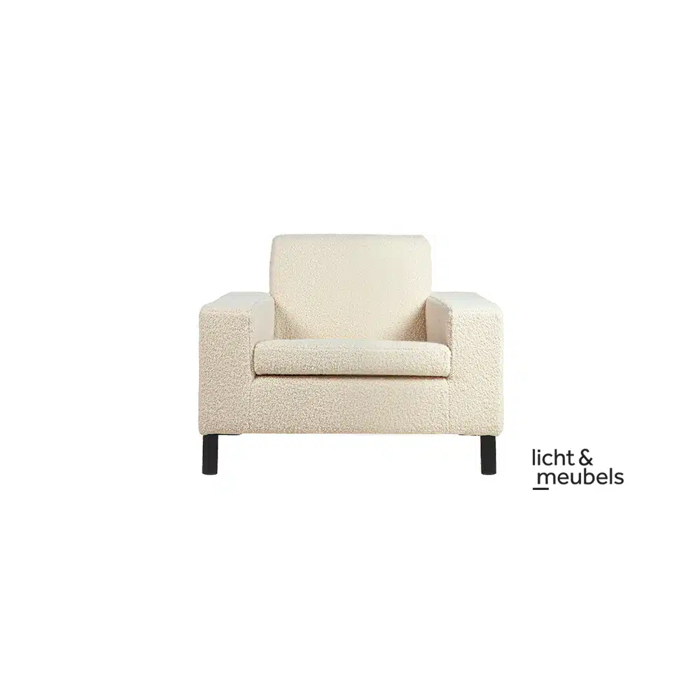 Gelderland bank 7615 fauteuil sofa fabric white
