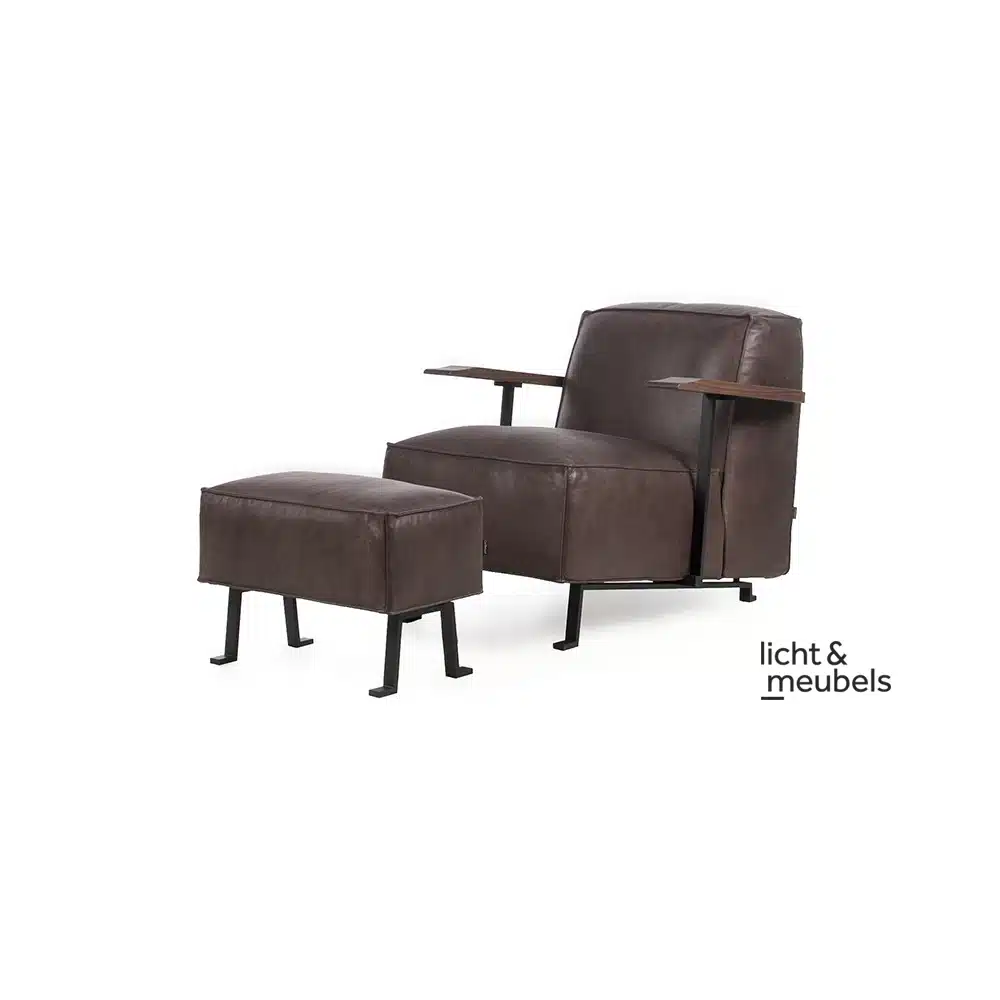 Gelderland fauteuil 6401 Woody armchair leer leather